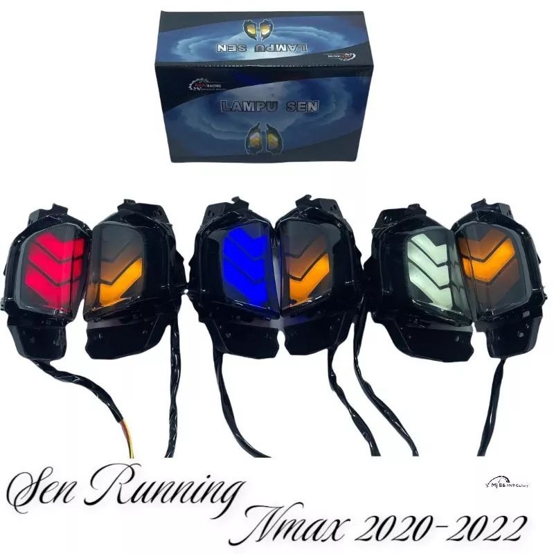 Sein Nmax 2020  Running Lampu Sen Depan Nmax New 2020 Running Merk Kakra/Wuming/Msx/Modish/Xtc/Akai Racing Dan Lainnya Random Model sein Running