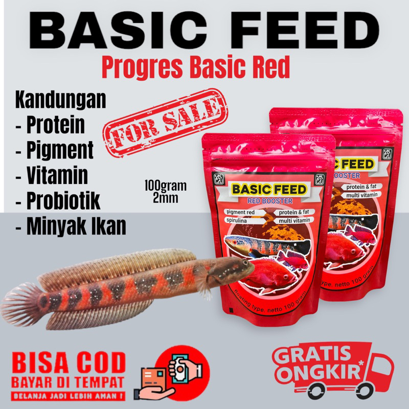 progres super red | pelet ikan channa maru red sampit red sentarum red barito asiatica 100gr