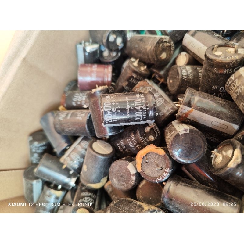 elco 470uf 200v cabutan original