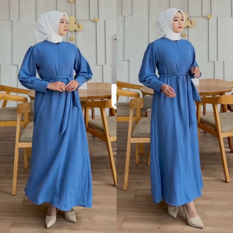 GAMIS CRINKLE AIRFLOW REMPEL  BUSUI//BUSANA MUSLIMAH SELEBGRAM