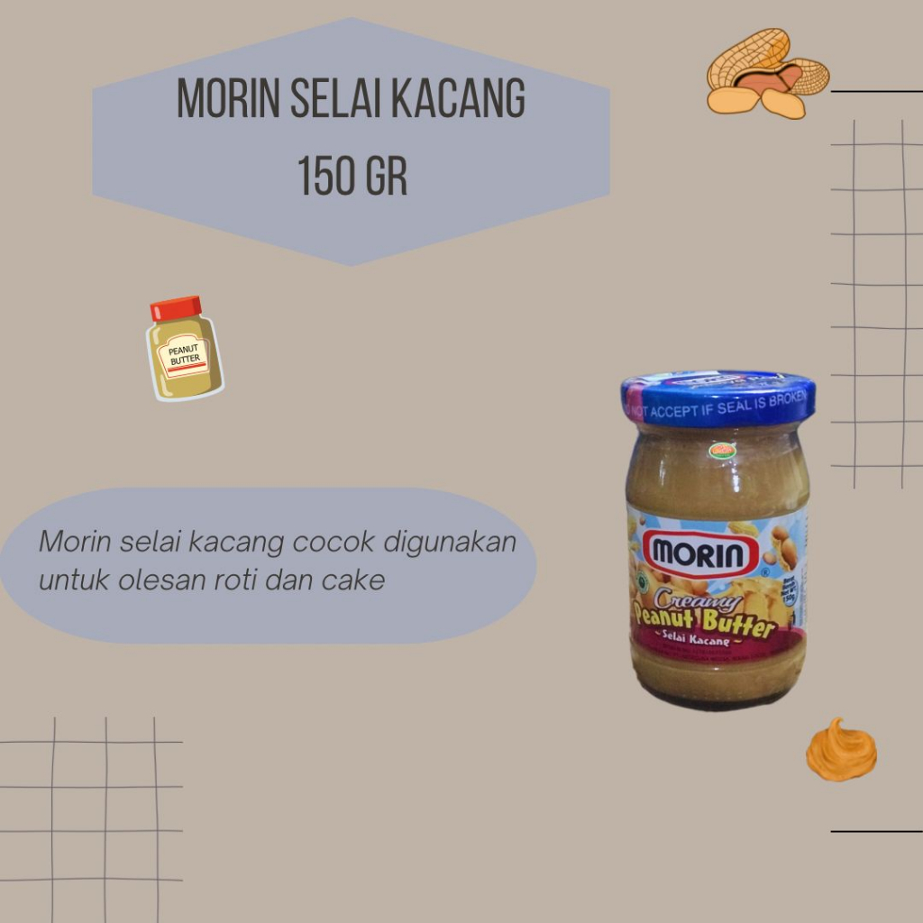 

MORIN SELAI KACANG 150 GR