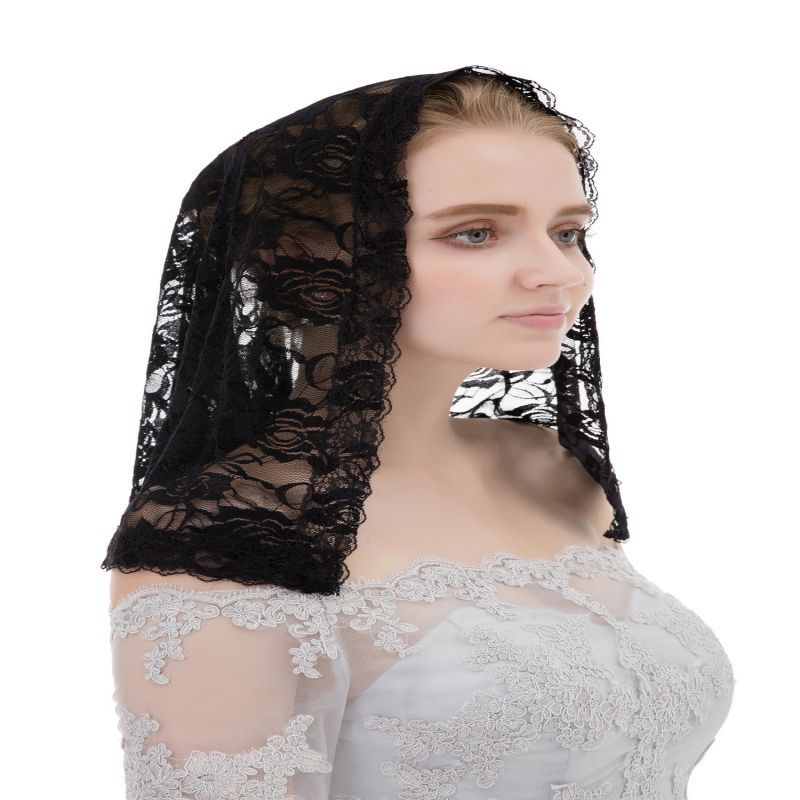 Mantilla Kerudung Katolik / Kerudung Misa / Mantila Katholik / Mantila Kerudung Katolik