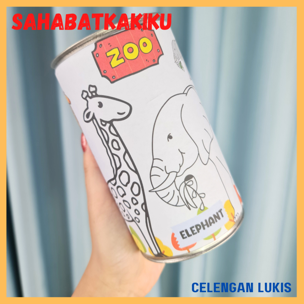 Custom Souvenir Ulang Tahun Anak Celengan Lukis / Custom Celengan Lukis Anak / Custom Celengan Karak