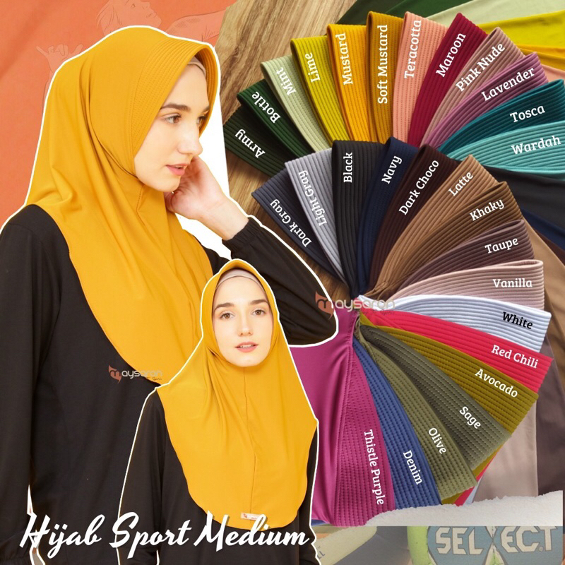 HIJAB SPORT | HiIJAB MEDIUM | HIJAB MAYSARON