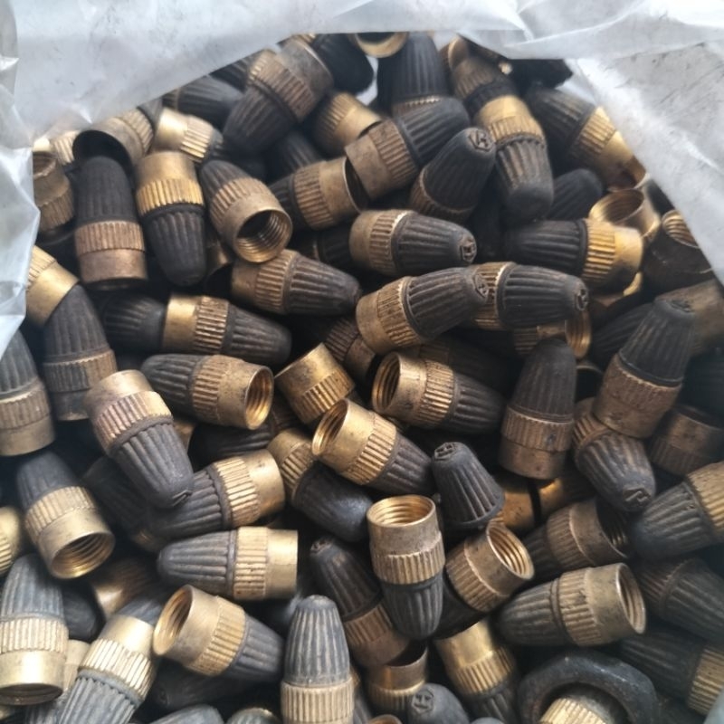 TUTUP DOP PENTIL BAN BAHAN KUNINGAN HONDA C50 C70 CB100 CB125 HONDA CT XL100 S90
