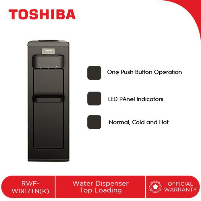 TOSHIBA Dispenser Air Galon Atas RWFW1917TN(K)