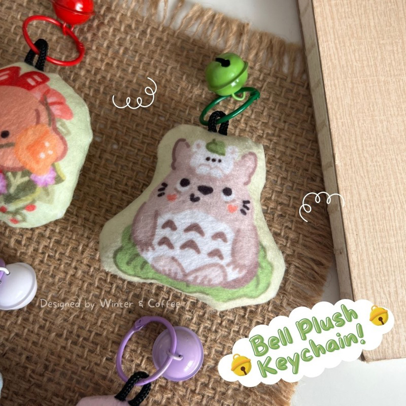 BELL PLUSH KEYCHAIN GHIBLI STUDIOS SERIES