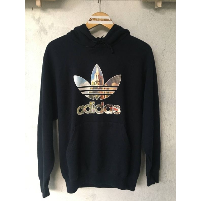 Hoodie Adidas Navy Big logo