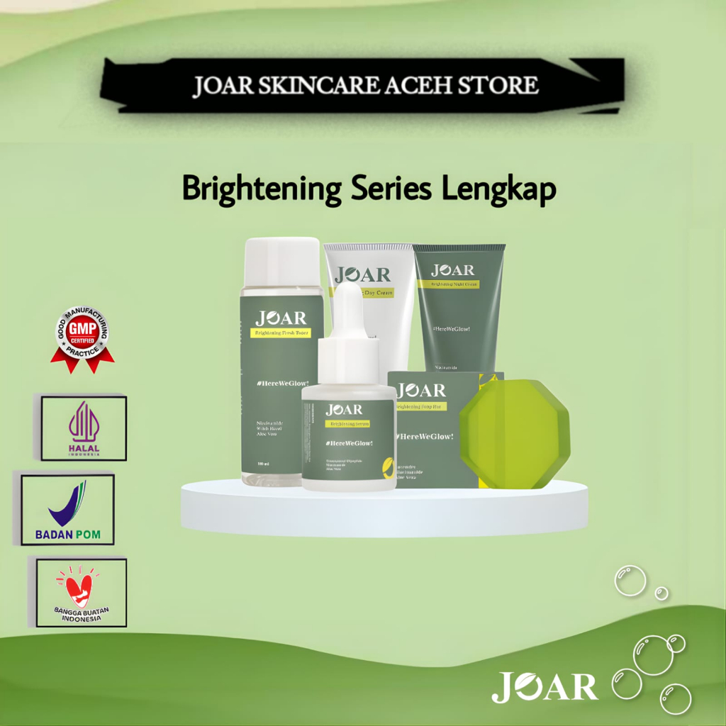JOAR SKINCARE - PAKET KOMPLIT PENCERAH WAJAH