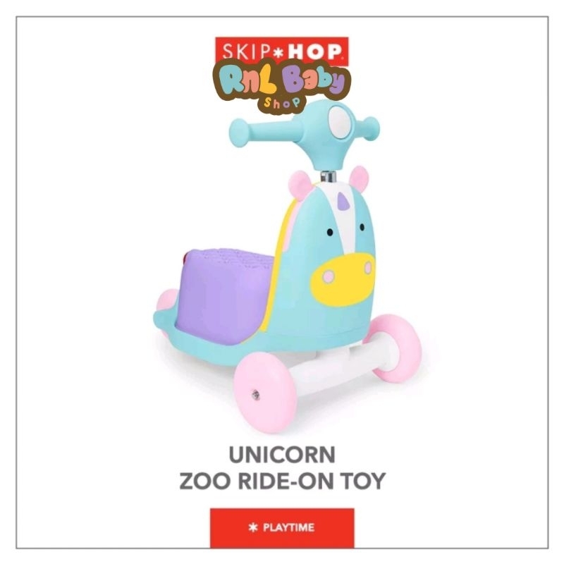 Skip Hop Kids Zoo Ride On Toy - Mainan Sepeda Balita