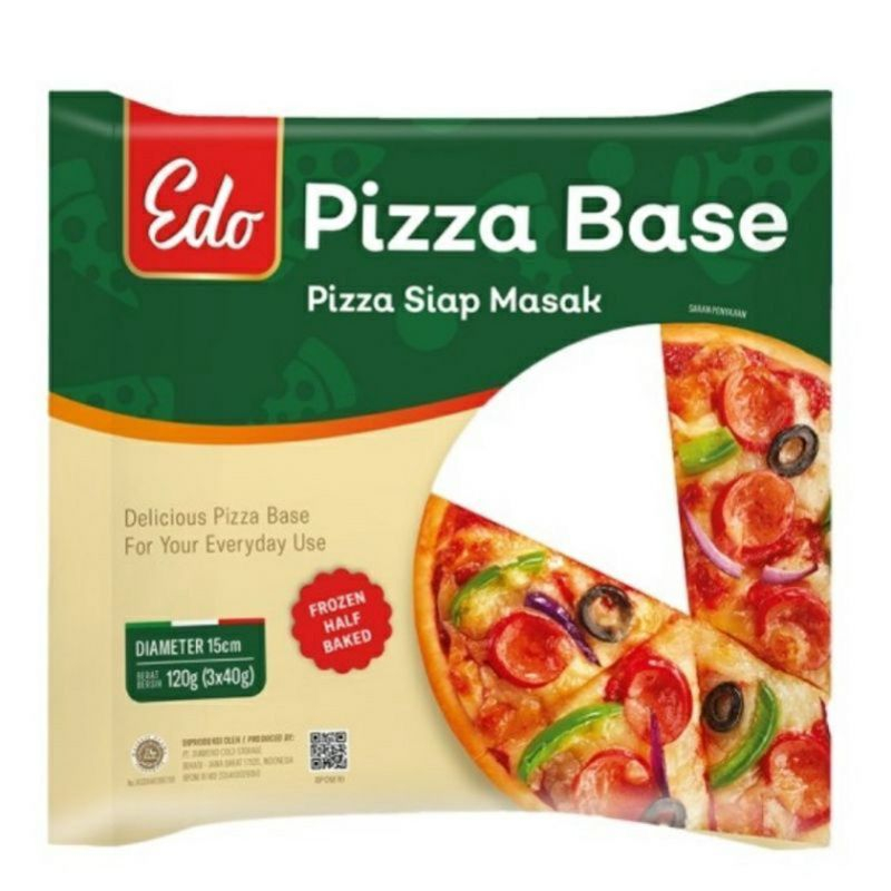 Edo Pizza Base Pizza Siap Masak 120gram Exp Panjang