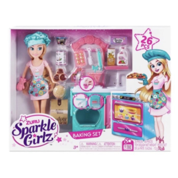 

Promo Boneka Mainan Anak Zuru Sparkle Girlz Blonde Doll Baking Set Memasak Diskon