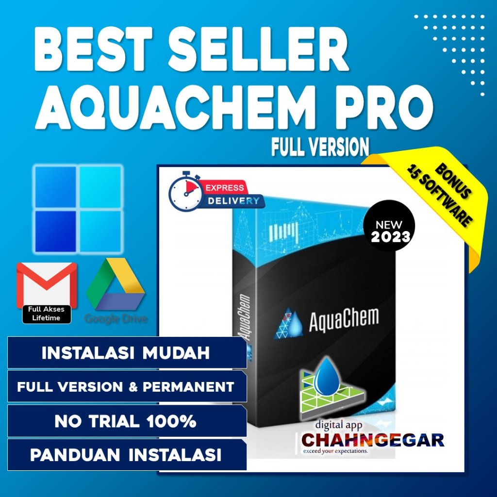 AquaChem 12 Full Version Lifetime Software Water Quality