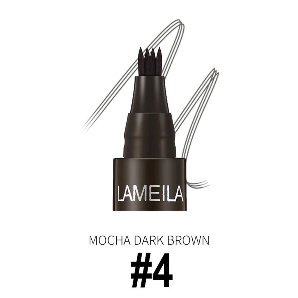 LAMEILA Eyebrow Waterproof Natural Eyebrow Pen Four-Claw Eye Brow Tint Tip Long Lasting LA068