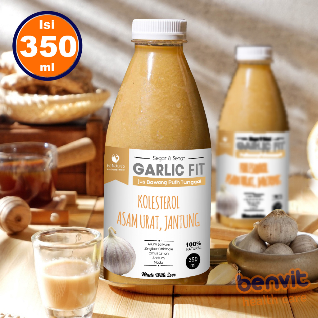 

GARLIC FIT Jus Bawang Putih Tunggal (350ml) Jamu Asam Urat Obat Kolesterol Herbal Jantung Koroner Penurun Darah Tinggi Hipertensi Suplemen Gula Asam Lambung Diabetes