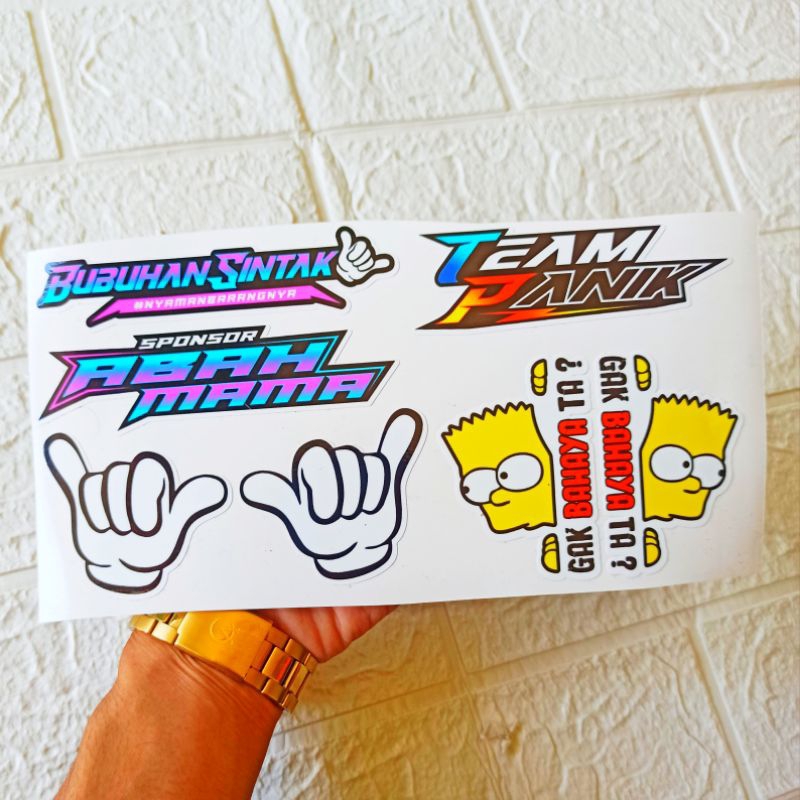 STIKER VIRAL SET PACK VOL11 SINTAK