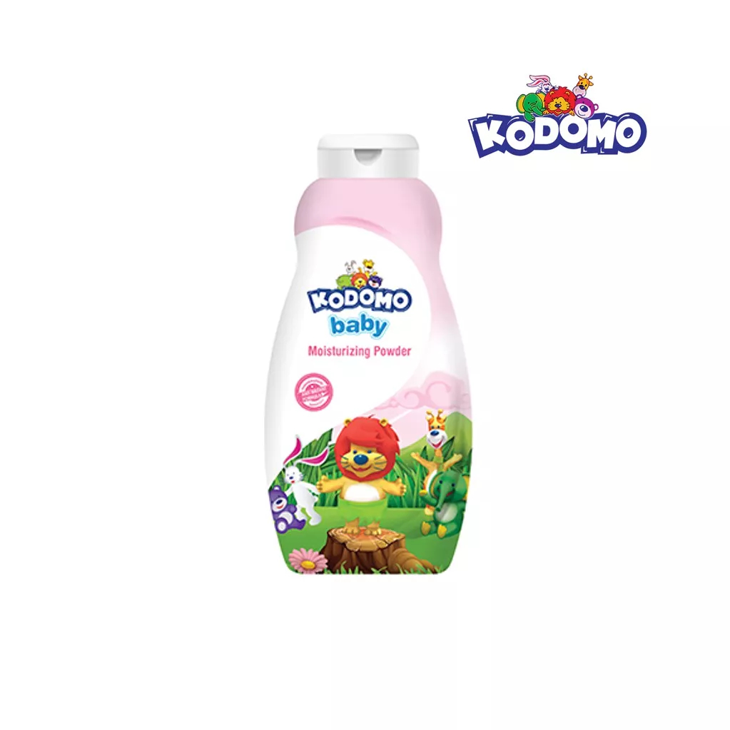 KODOMO Baby Moisturizing Powder Extra 33% 300g + 100g Bedak Bayi Pink Botol Extra 25% 200g + 50g Asli Termurah Naai Shop