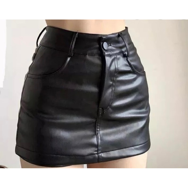 Rok celana leather