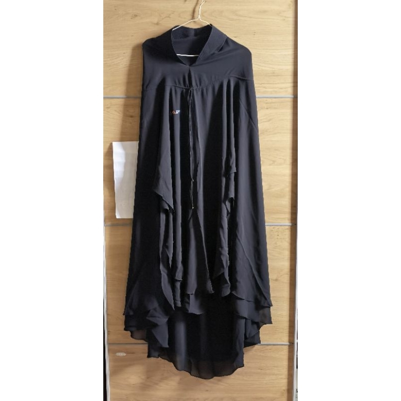 Khimar SiSeSa Long - HITAM / BLACK