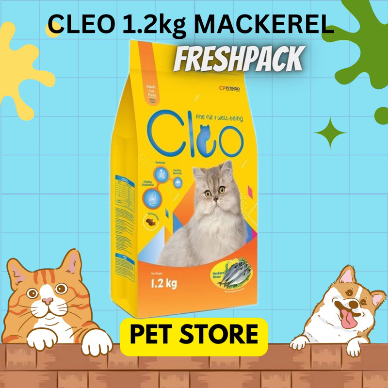 Makanan Kucing CLEO 1.2kg Freshpack Adult untuk kucing dewasa