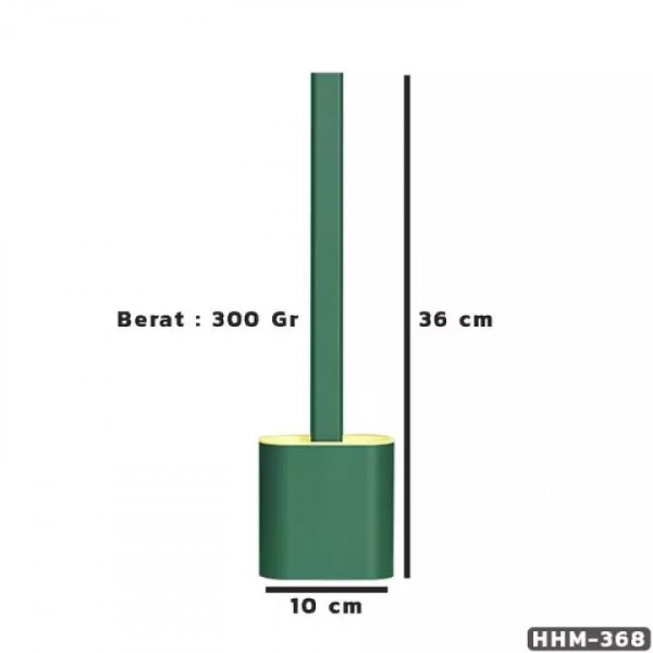 Sikat Toilet WC Silikon Denagn Wadah Toilet Brush Sikat Pembersih WC