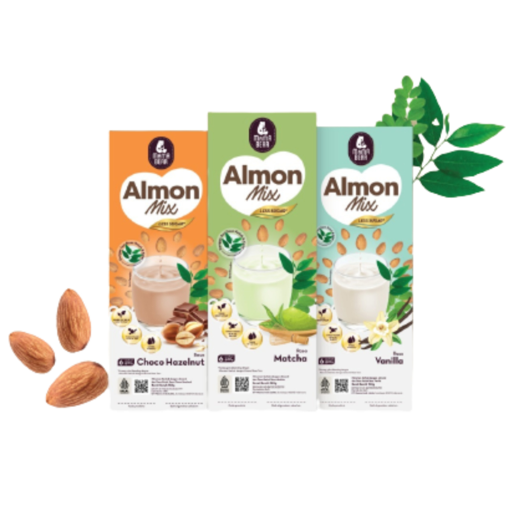 Almon Mix / Soyamix Minuman Pelancar / Booster Asi Zoyamix dari Mama Bear Susu Almond