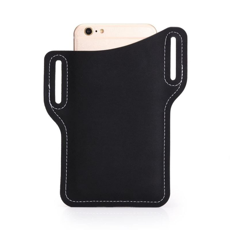 Case Sarung Hp Pinggang Bahan Kulit Dompet Tas Hp Pinggang Phone Waist Bag Untuk Iphone Samsung