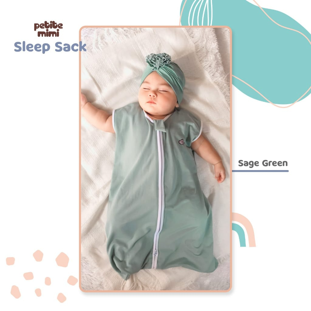 Petite Mimi Sleep Sack 0-6 Bulan Bedong Selimut Kantong Tidur Bayi Swaddle American Style