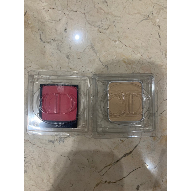 dior blush and compact powder (tester)