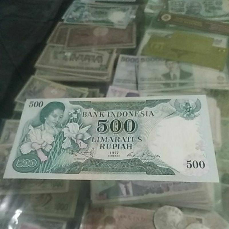 uang kuno 500 rupiah konde 1977 asli.4
