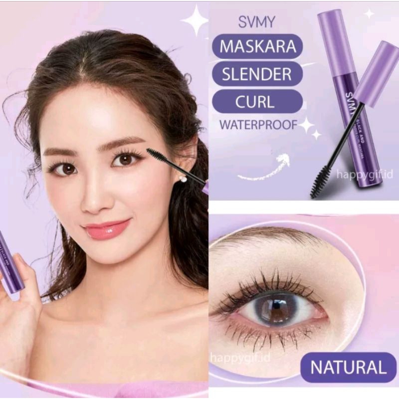 SVMY Purple Long Lash Slender Curling Mascara Waterproof LA192