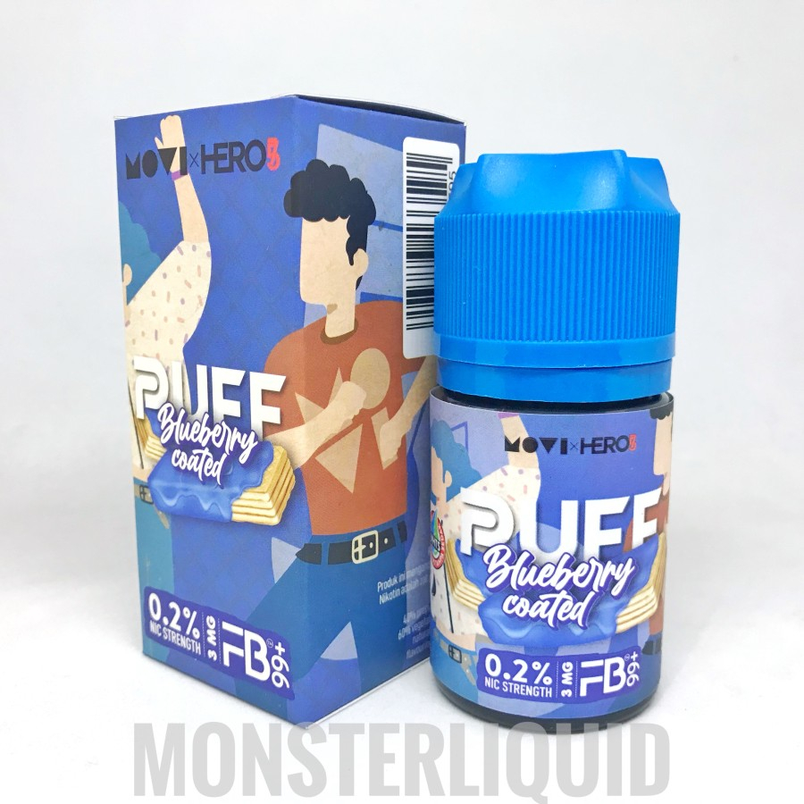 PUFF WAFER BLUEBERRY COATED BY MOVI 3MG 6MG 9MG 60ML FB