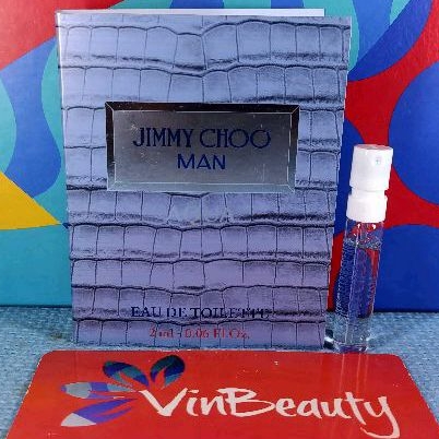 Vial Parfum OriginaL Jim my Choo Man Aqua EDT 2 ml For Men Murah