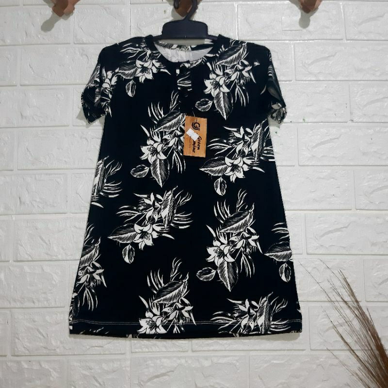 Dress batik anak bahan kaos/baju anak perempuan batik