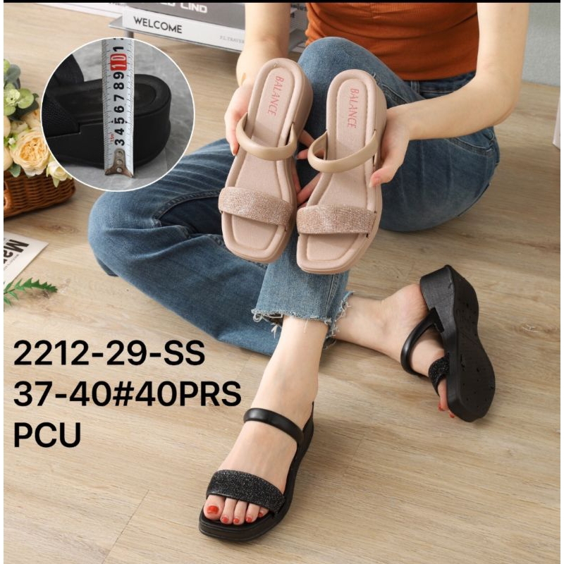 Sandal Wedges Jelly Strap Blink Balance 2212-29