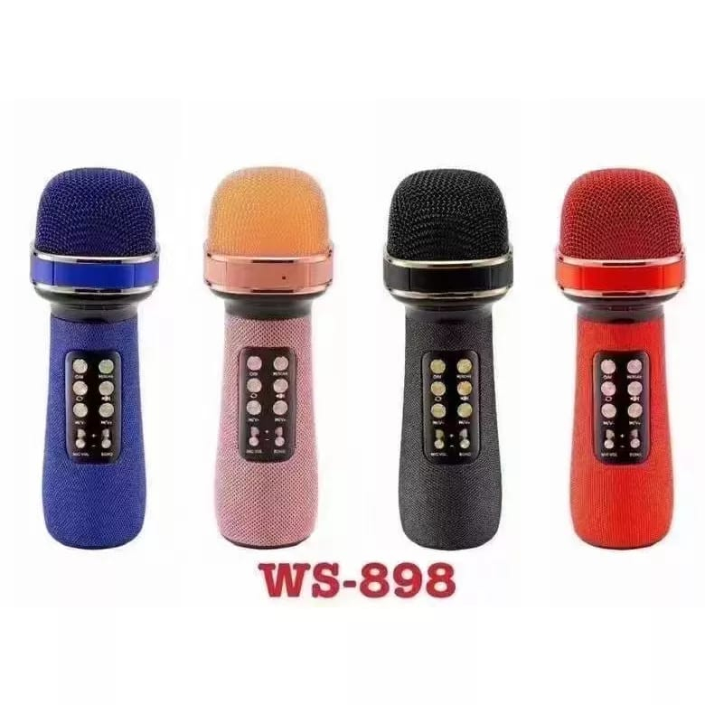 (COD)WS898 Karaoke Mikrofon Nirkabel Mikrofon KTV Mikrofon Karaoke Bluetooth TERBARU