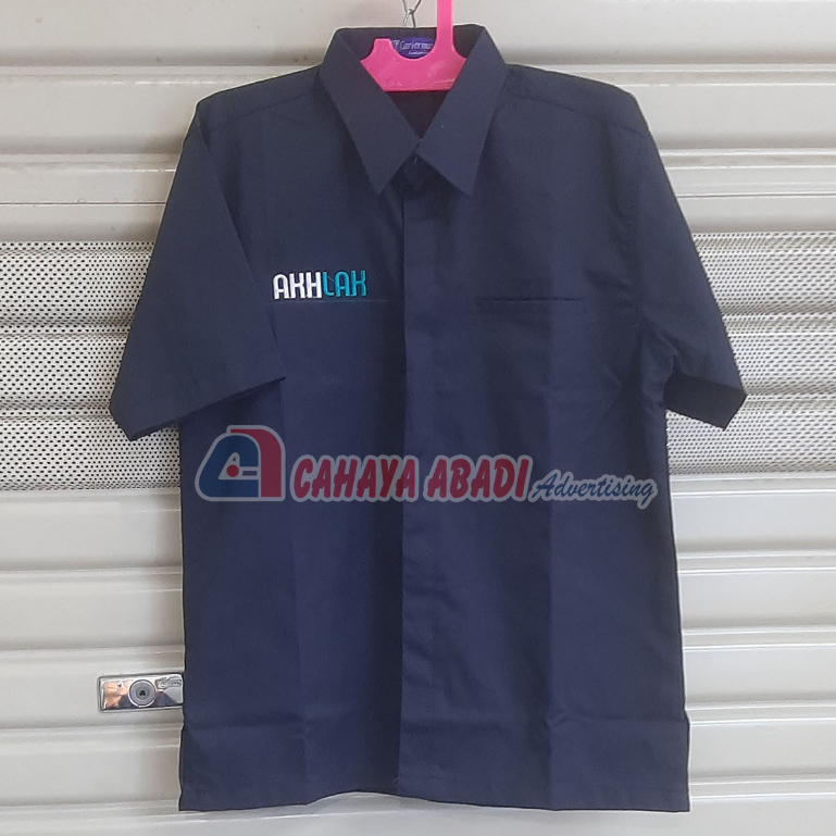 Kemeja BUMN AKHLAK Seragam BUMN AKHLAK Navy