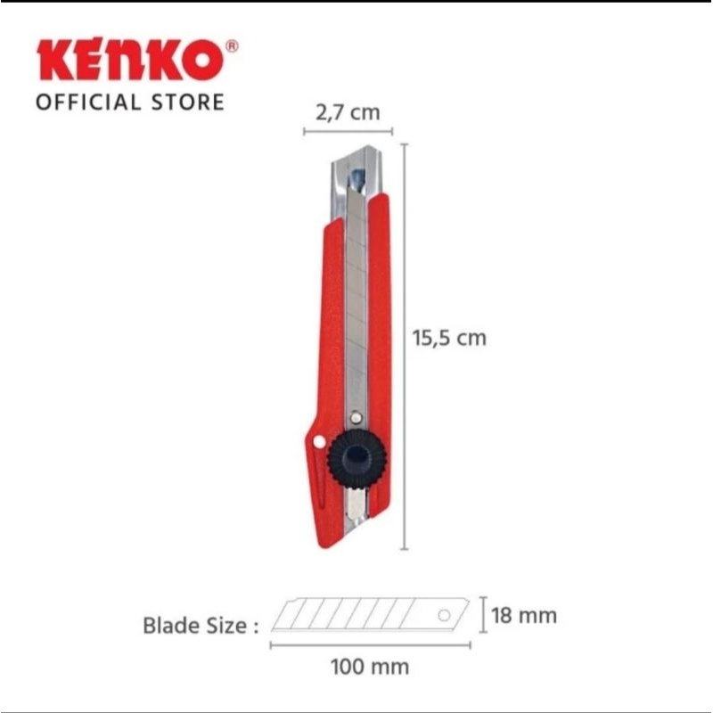 

RB L 500 Cutter Silet Blade Pisau Kenko L-500 Besar