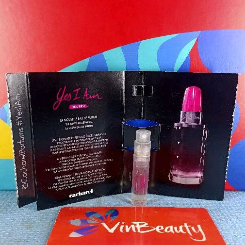 Vial Parfum OriginaL Yes I Am Pink First EDP 1.2 ml For Women Murah