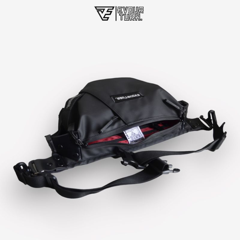 Evourtura waistbag premium tas pinggang premium pria tas selempang tas punggung tas bahu punggung pria [ THOR ]