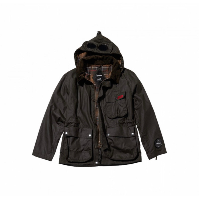 CP COMPANY x BARBOUR 500 MIGLIA WAX JACKET DRAK OLIVE ORIGINAL