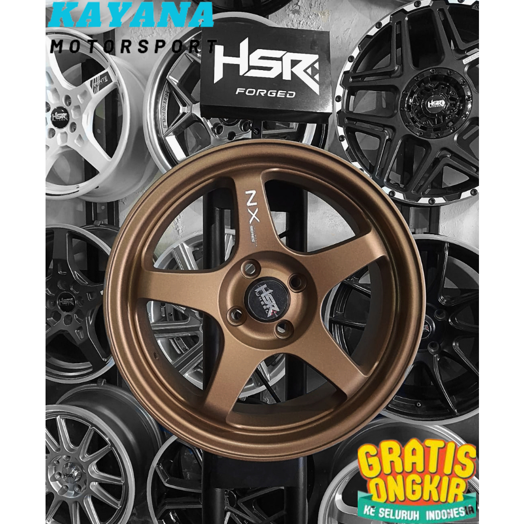 Velg Mobil Racing Ring 16 Palang Lebar 7 H4X100 , Mobilio,Freed,Jazz