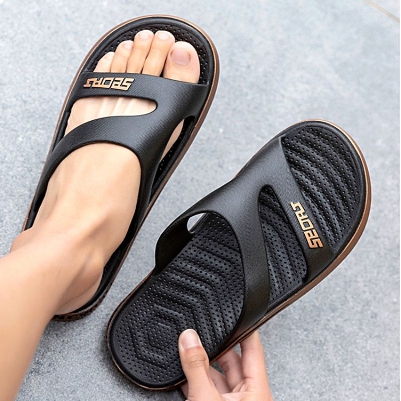 Sandal Pria New Fashion Sport Import / Sandal Slide Pria Jelly New Sport Tali Silang