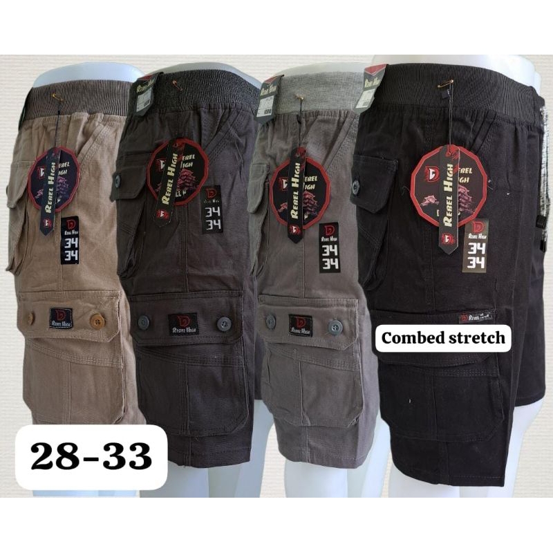 [TERLARIS] size (28‐-33)Celana pendek pria cargo kimpol