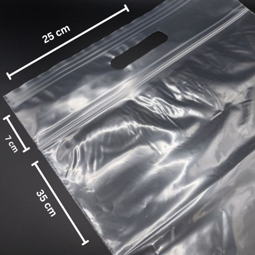 Plastik Klip Pond Bening 25x35 + 7(05) plastik jinjing plastik ziplock