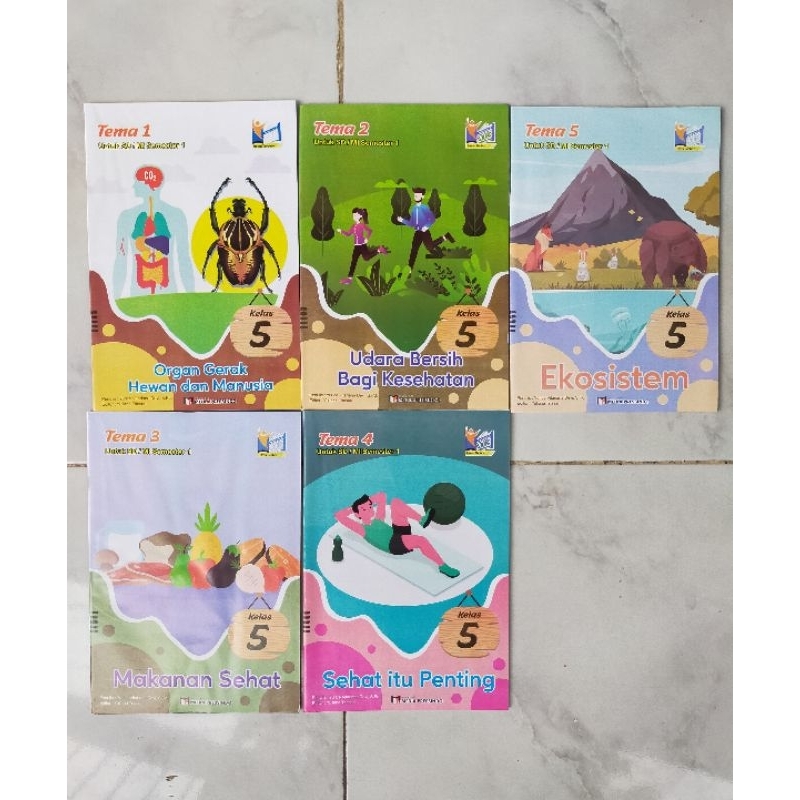 (Kelas 5) 1 Paket LKS Modul Pengayaan Tematik SD Kelas 5 Semester 1 dan 2 Kurtilas