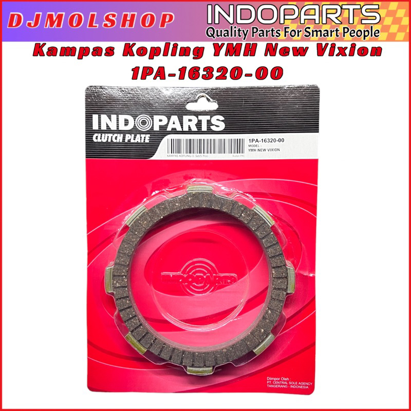 Kampas Kopling Vixion New 5pcs Kode 1PA-16320 Ori Merk Indoparts