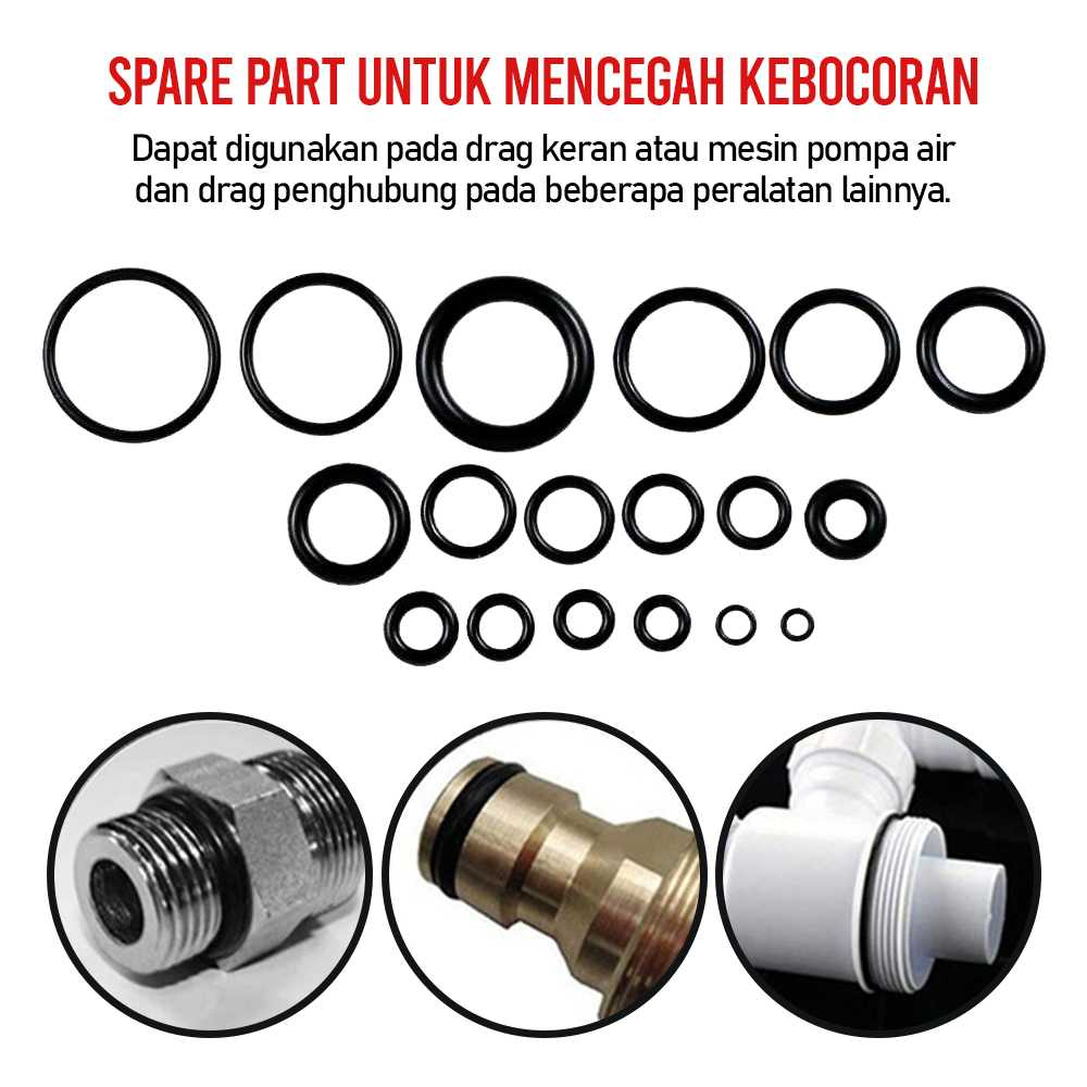 O-ring Set - Oring Seal Kit 200 225 250 270 PCS- Karet Ring Set - Seal Set Motor Mobil Karet Rubber O Ring Universal Seal Tightening Set Kit Karet Cincin O Set Oring Taffware Karet Rubber O Ring Karet Ruber Tebal Seal Kit Set