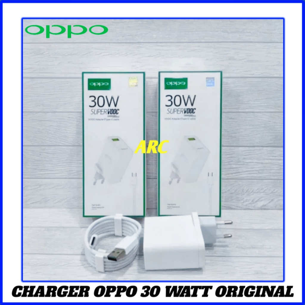 Charger Oppo Reno5 F Reno 5F SUPER VOOC ORIGINAL 100% 30 Watt Type C
