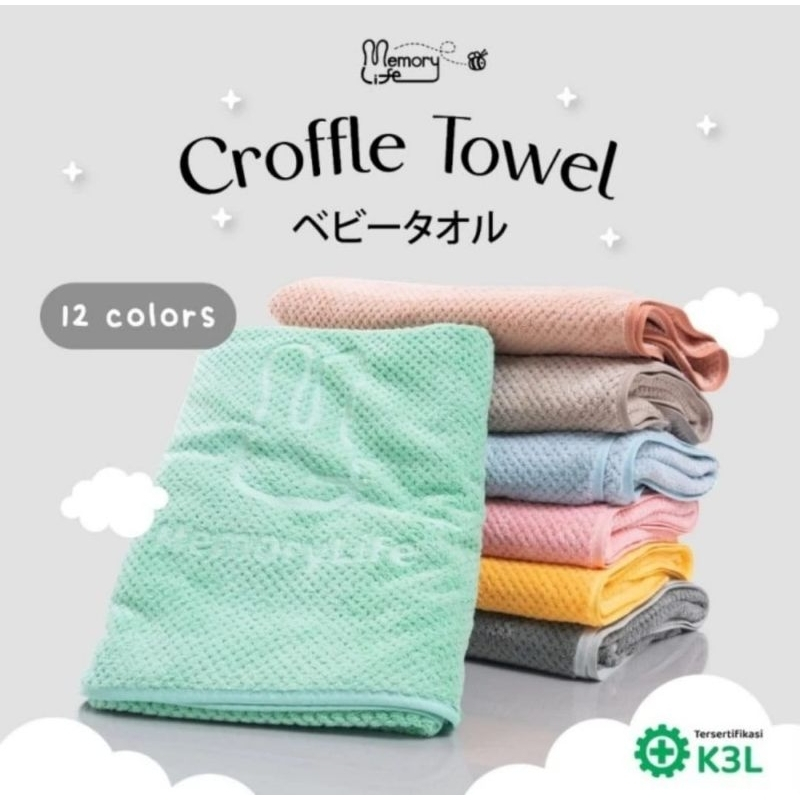 MemoryLife - Croffle Towel / Handuk Bayi / Handuk anak